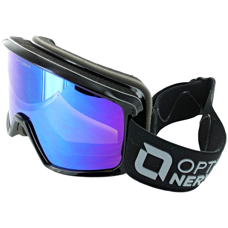 Optic Nerve Shavano Goggles – Shiny Black Brown/Revo Cat 3
