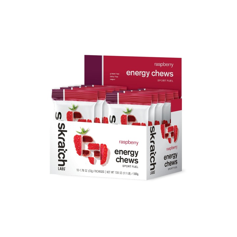 Supplement Skratch Energy Chews Sport Fuel Raspberry 10 Pack