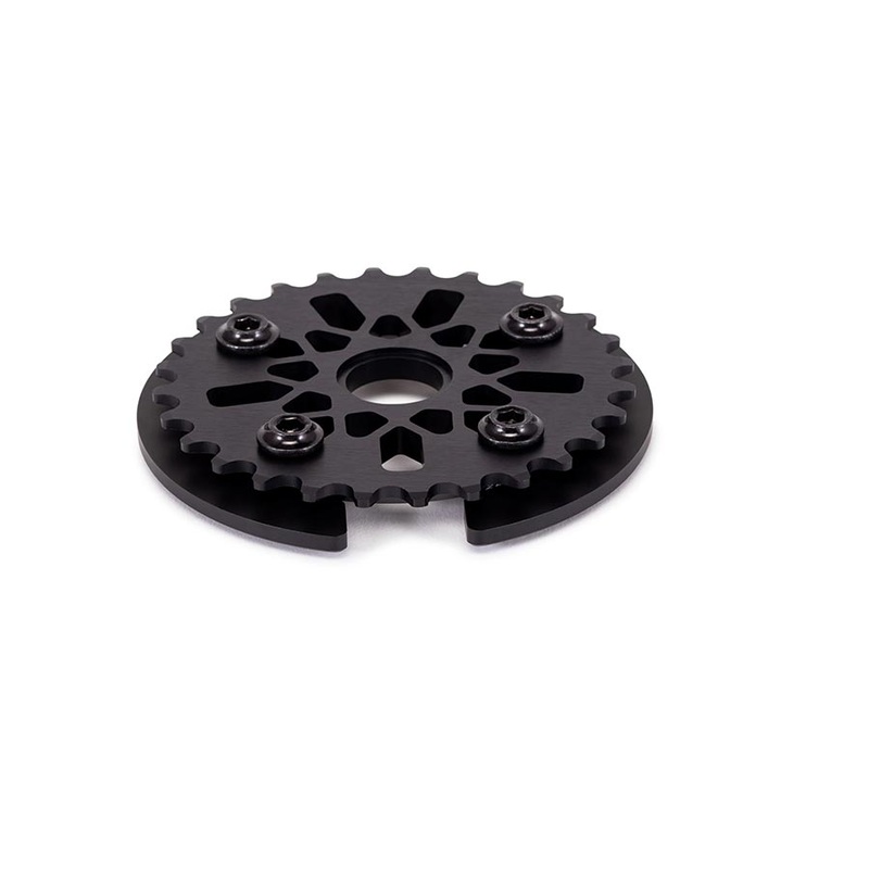 We The People Pathfinder Guard Combo Chainring Teeth: 28 6061-T6 Aluminum Black Set