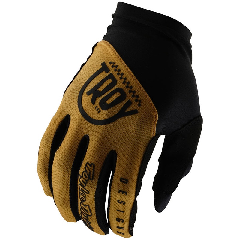 Troy Lee Designs Flowline Glove  Eyez Gold 2X-Large