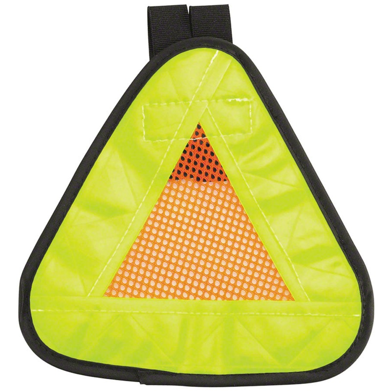 Aardvark Reflective Triangle Yield Symbol 7×7″ with Velcro Strap