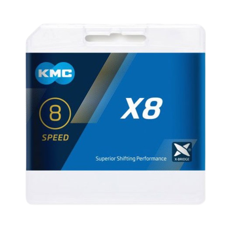 KMC X8 CHAIN 8 SPEED X BRIDGE 1/2″x3/32″