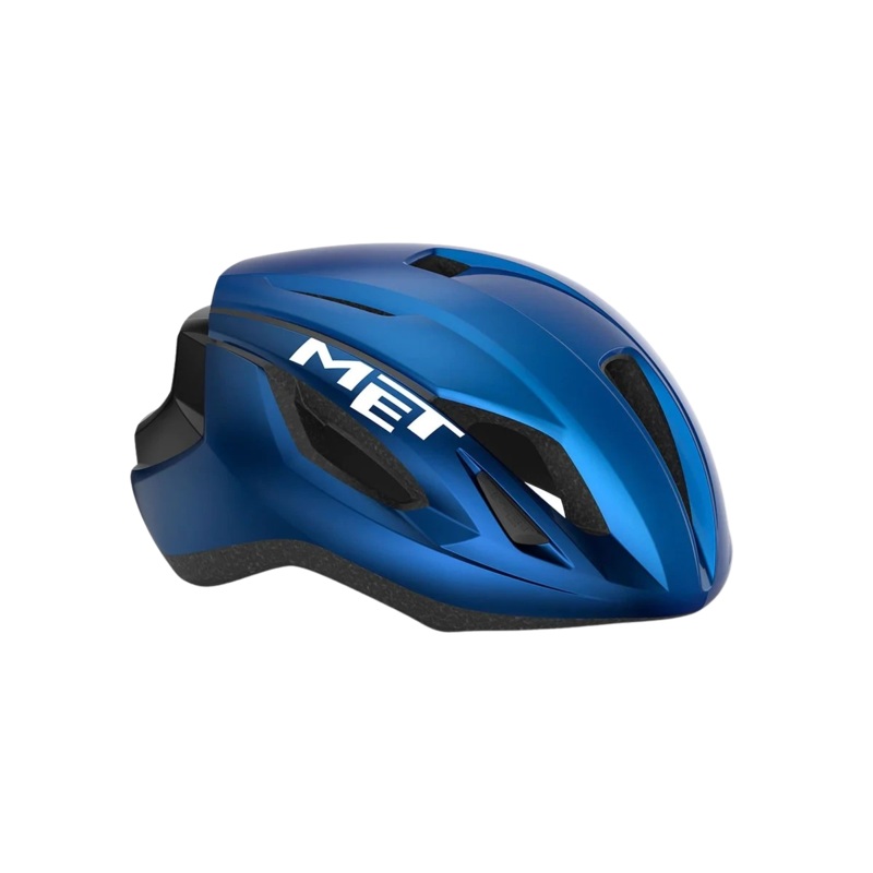 MET STRALE CE BLUE METALLIC | GLOSSY S