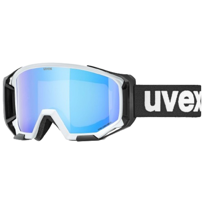 UVEX ATHLETIC CV BIKE – BLACK MATT/MIRROR BLUE S2