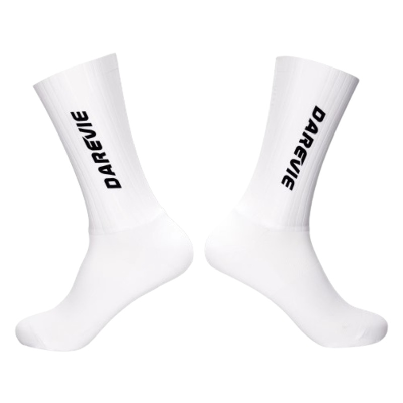 DAREVIE DVA053 AERO CYCLING SOCKS WHITE