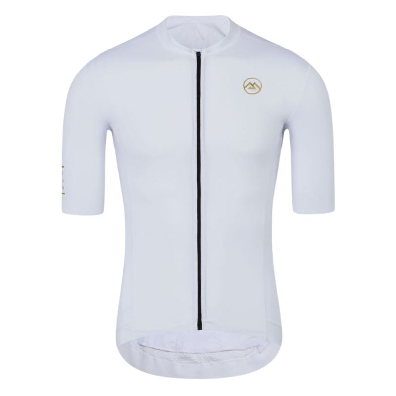 MONTON MENS SHORT SLEEVE CYCLING JERSEY PRO NIGHTATTACK WHITE Medium