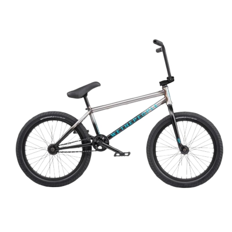 WethePeople JUSTICE 20″ BMX Bike Matt Black / Raw Fade 20.75″TT
