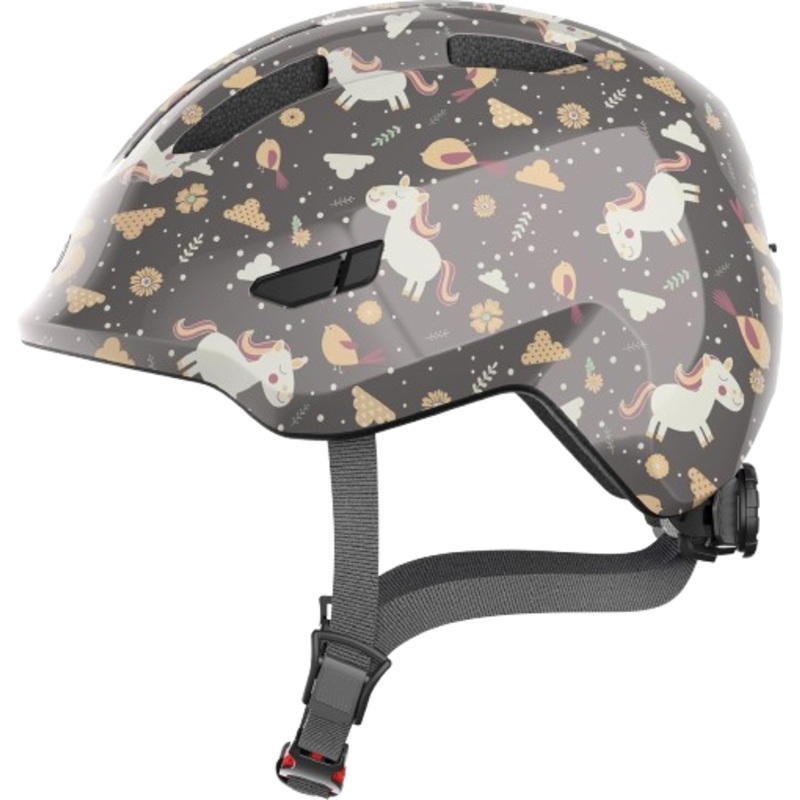 ABUS Smiley 3.0 Kids Helmet – grey horse S (45-50)