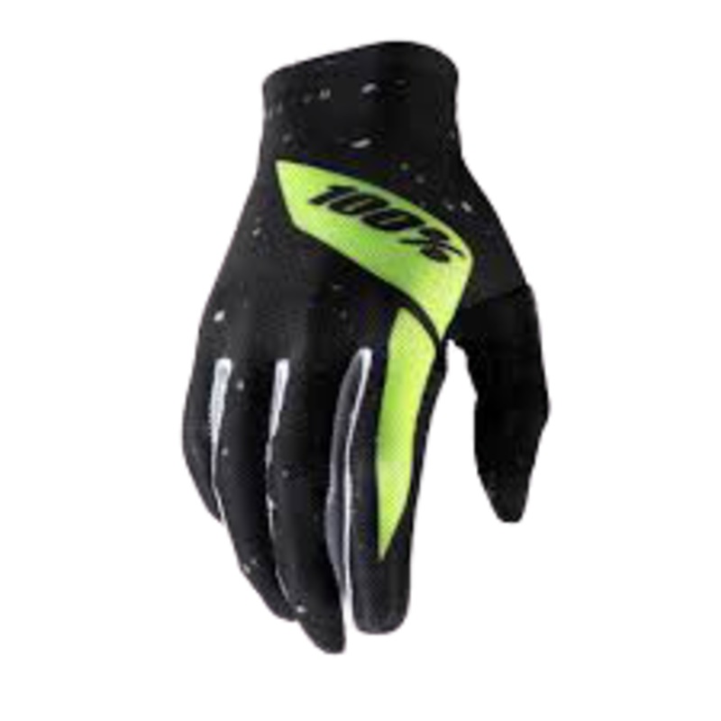 100% CELIUM GLOVES BLACK/FLOU YELLOW MEDIUM Black/Fluo Yellow