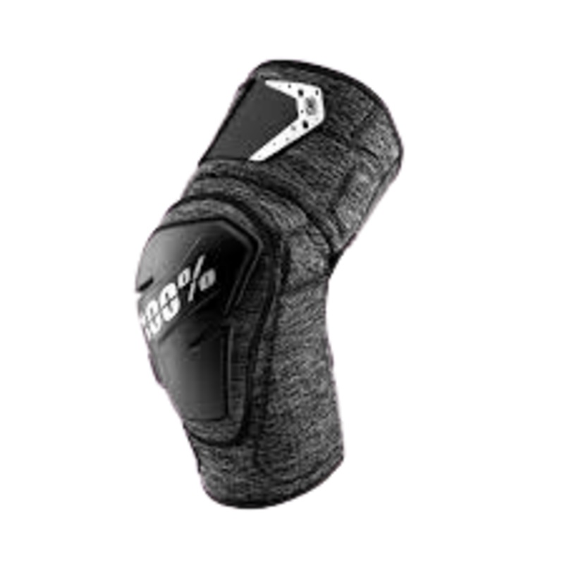 100% FORTIS KNEE GUARDS S/M GREY HEATHER/BLACK