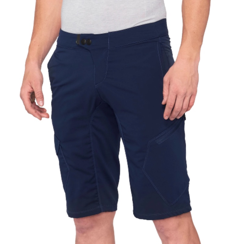 100% RIDECAMP SHORTS 32 NAVY