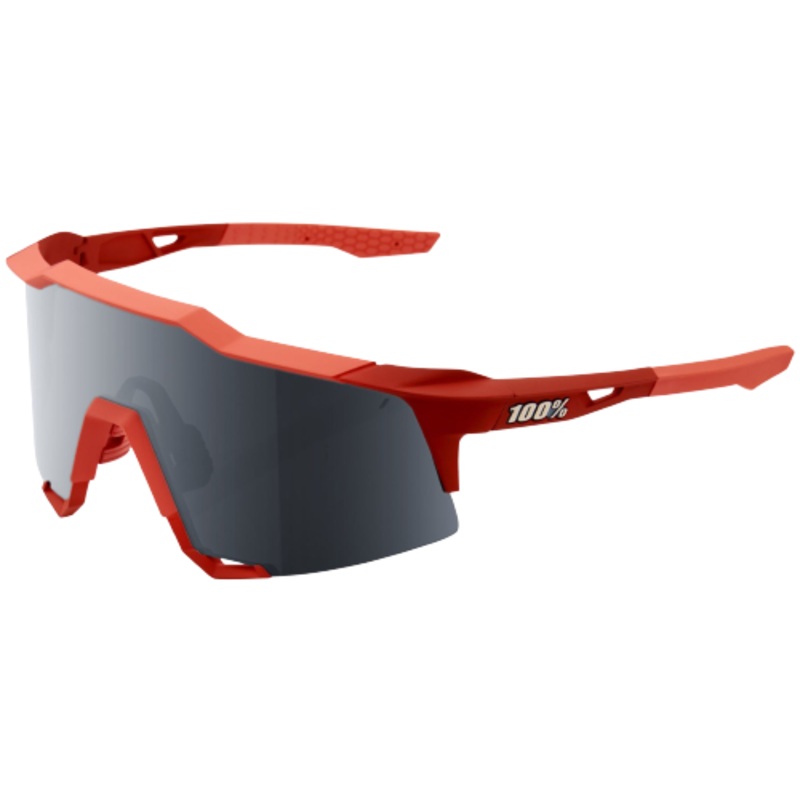 100% SPEEDCRAFT  SOFT TACT CORAL BLACK LENS