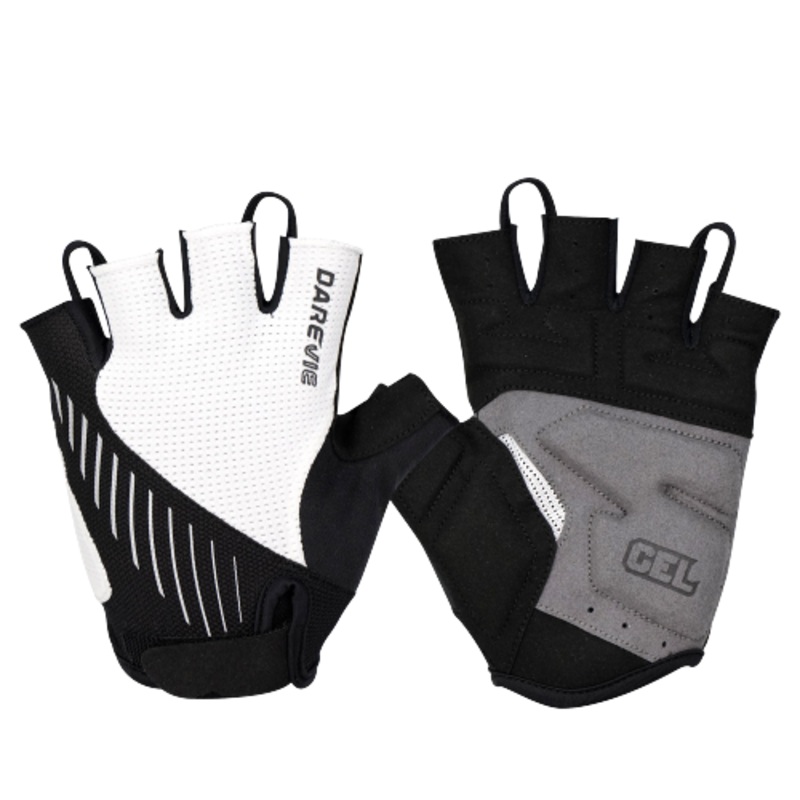 DAREVIE DVG017 GLOVES WITH TAIWAN FABRIC S White