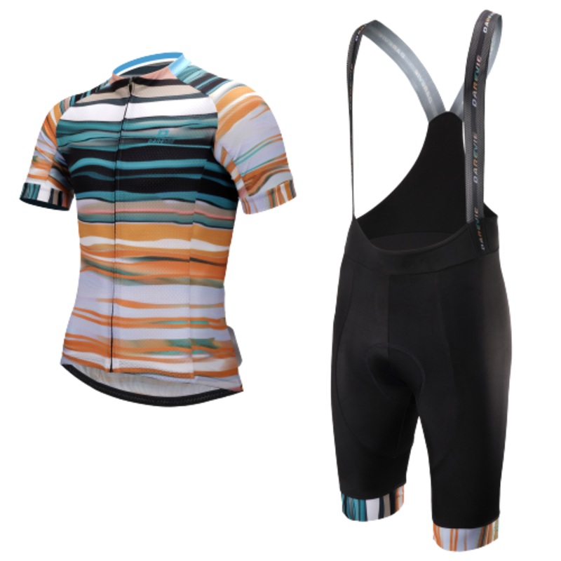 DAREVIE DVJ157  TRAIN JERSEY AND BIBSHORTS S Multi Color
