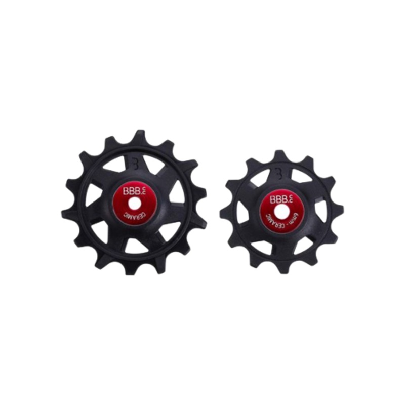 BBB BDP 17 DERAILLEUR PULLEYS ROLLERBOYS 12T 14T CERAMIC BLACK