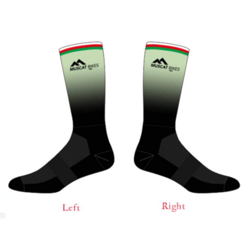 MUSCAT BIKES AERO SOCKS L Mint