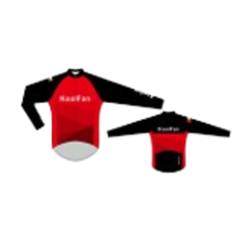 KoolFan men’s pro jersey Red/Black 5XL