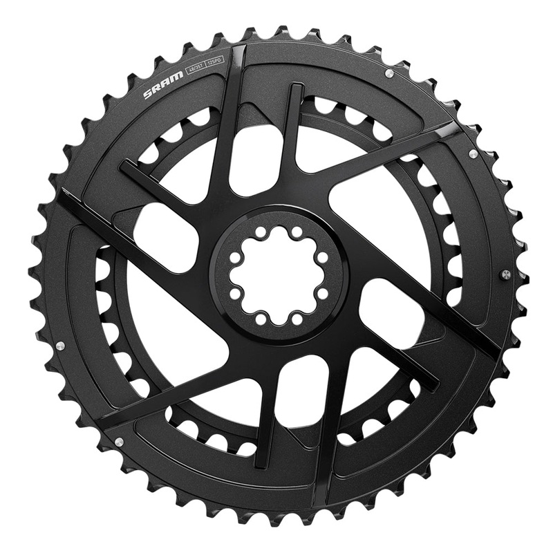 SRAM Rival E1 2X Chain Ring Kit SRAM Chain Ring Kit Rival E1 Non-Power Black – Direct Mount 4633T