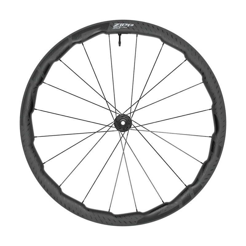 Zipp 353 NSW Disc Brake Wheels Zipp 353 NSW Carbon Tubeless Disc Brake Center Locking 700c Front 20Spokes 12x100mm Standard Graphic B1 – wheel sensor included
