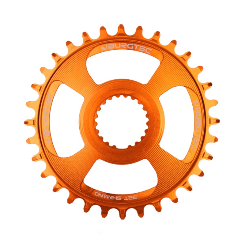 Burgtec Shimano Direct Mount Thick Thin Chainring SPECIAL SAVE 30% Burgtec Shimano Direct Mount Thick Thin Chainring – 30T – Toxic Barbie Pink