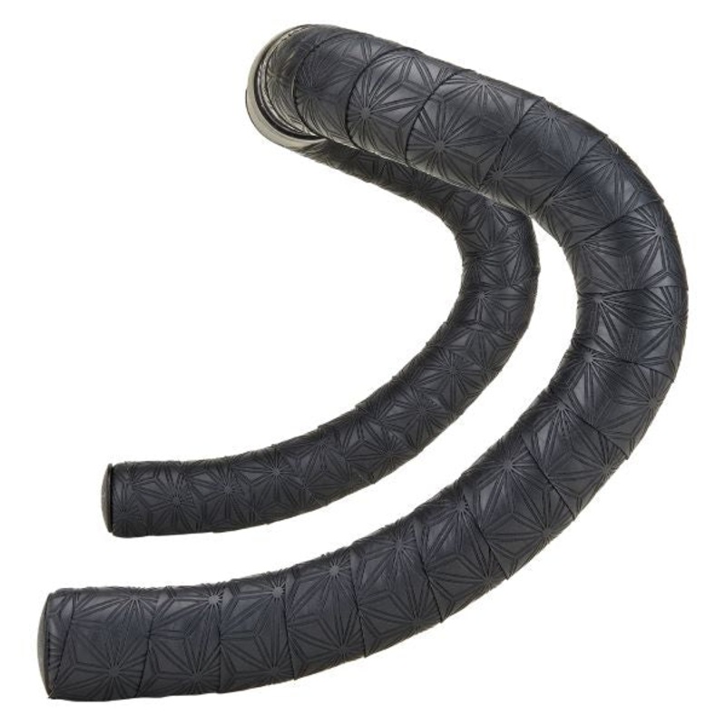Supercaz Super Sticky Kush Road Tape  Solid Supcaz Super Sticky Kush – Black Bar Tape +  Black Plugs