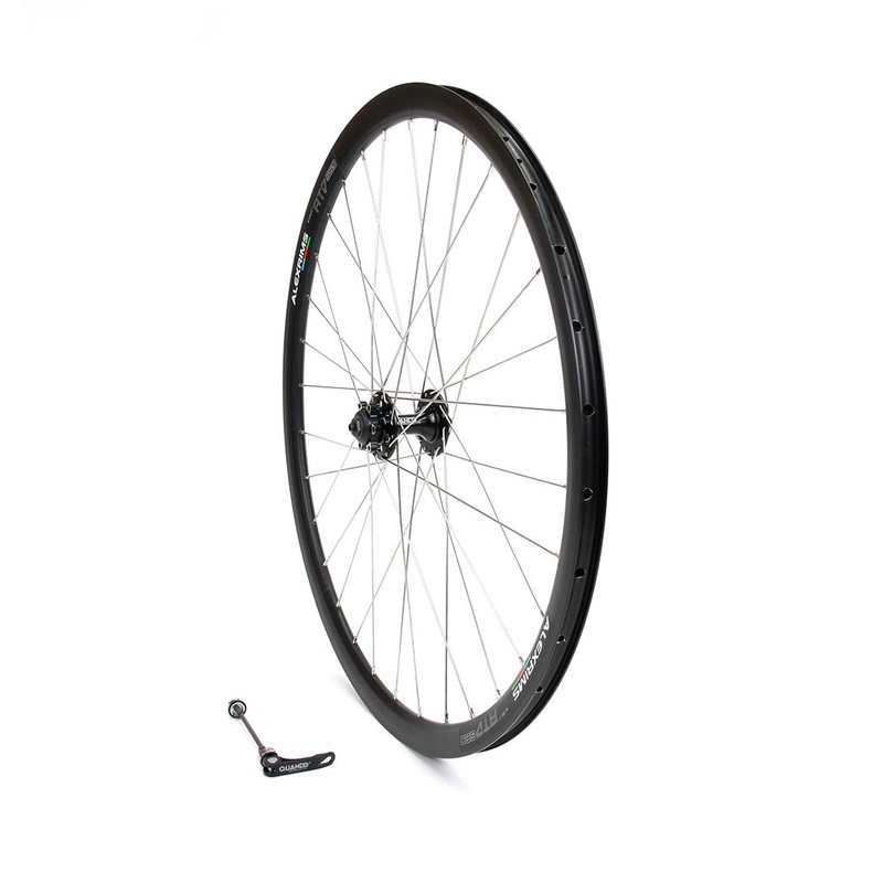 Ontrack – 700C Road Disc Brake Wheels WHEEL 700c FRONT ROAD 6-BOLT DISC BRAKE QR ATD560 / QUANDO 32H BLACK