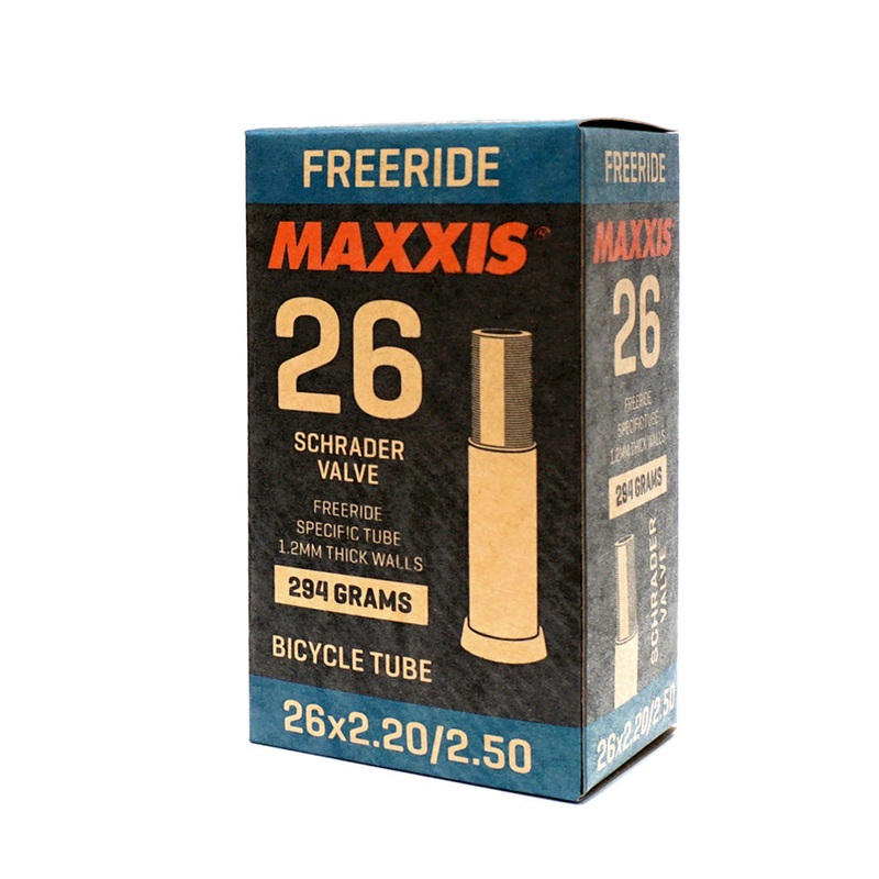 Maxxis – 26″ Free Ride Tubes MAXXIS TUBE 26 x 2.2/2.5 FREERIDE SV 48mm 1.2mm WALL