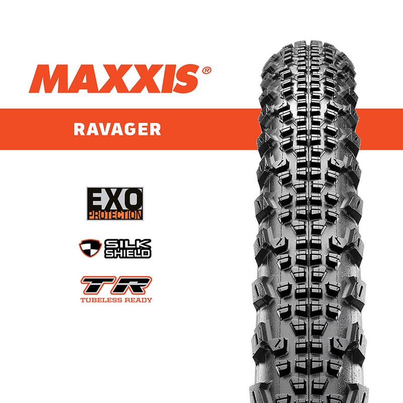 Maxxis – 700c Ravager Tyre MAXXIS 700 x 40 RAVAGER SILKSHIELD/TR 60TPI FOLDABLE