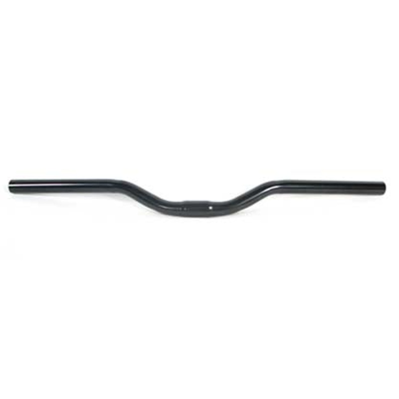 MTB – Black Steel HANDLEBAR MTB 40mm RISE STEEL BLACK 580mm 25.4