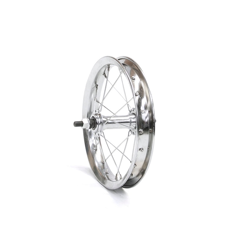 Ontrack – 12″ BMX Wheels WHEEL 12″ FRONT CHROME STEEL