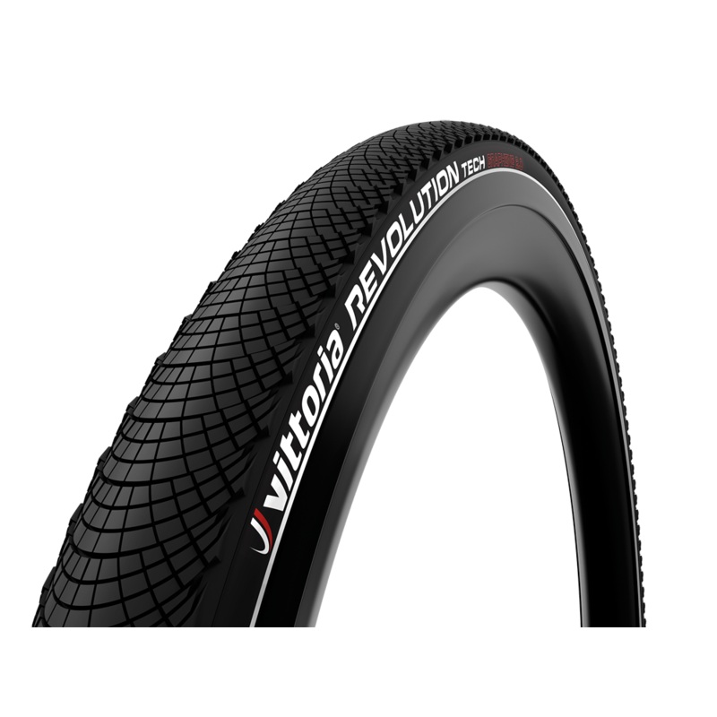 Vittoria Revolution Tech 26″ Tyre Revolution Tech 26×2.0 (50-559) rigid refl black G2.0