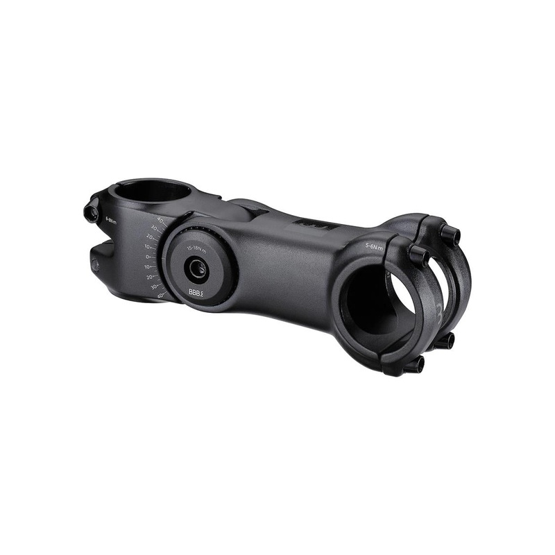BBB – HighSix 31.8 31.8 Stem BBB ‘HIGHSIX OS’ STEM  90mm 31.8 +40/-40D ADJUSTABLE  BLACK ALLOY