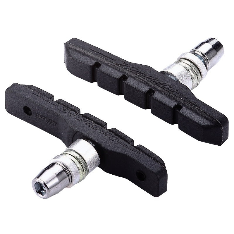 BBB – VeeStop One Piece BBB ‘VEESTOP’ BRAKEPADS ONE PIECE BLACK 2pr OFFSET PIN