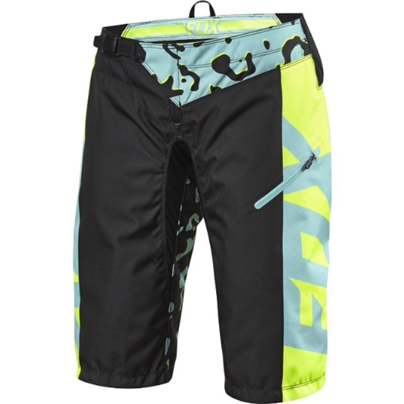 Fox Womens Demo Race Shorts – Maimi Green WOMENS DEMO RACE SHORTS [MAIMI GREEN] S