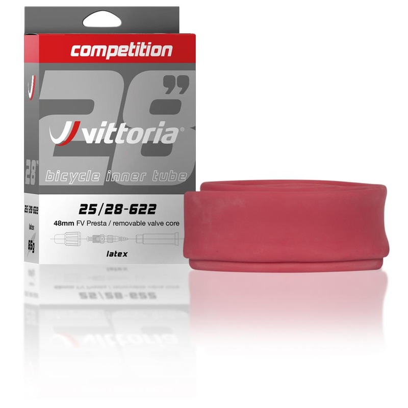 Vittoria Competition Latex Inner Tubes 700c Tube Competition LATEX 700×19/23 48mm Presta RVC