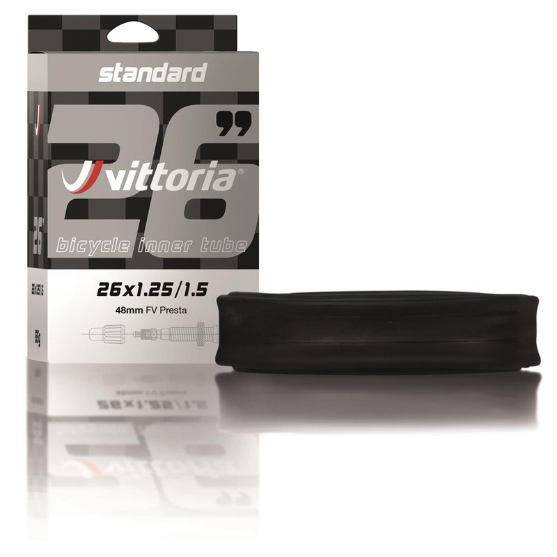 Vittoria Standard Butyl Inner Tubes 20″ Tube Standard 20×1.95/2.125 AV Schrader 48mm
