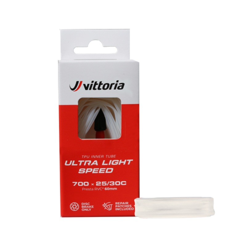 Vittoria Ultra Light Speed TPU tube 700c 25/30 60mm Presta Tube TPU Ultra Light Speed 700×25/30mm 40mm Presta RVC