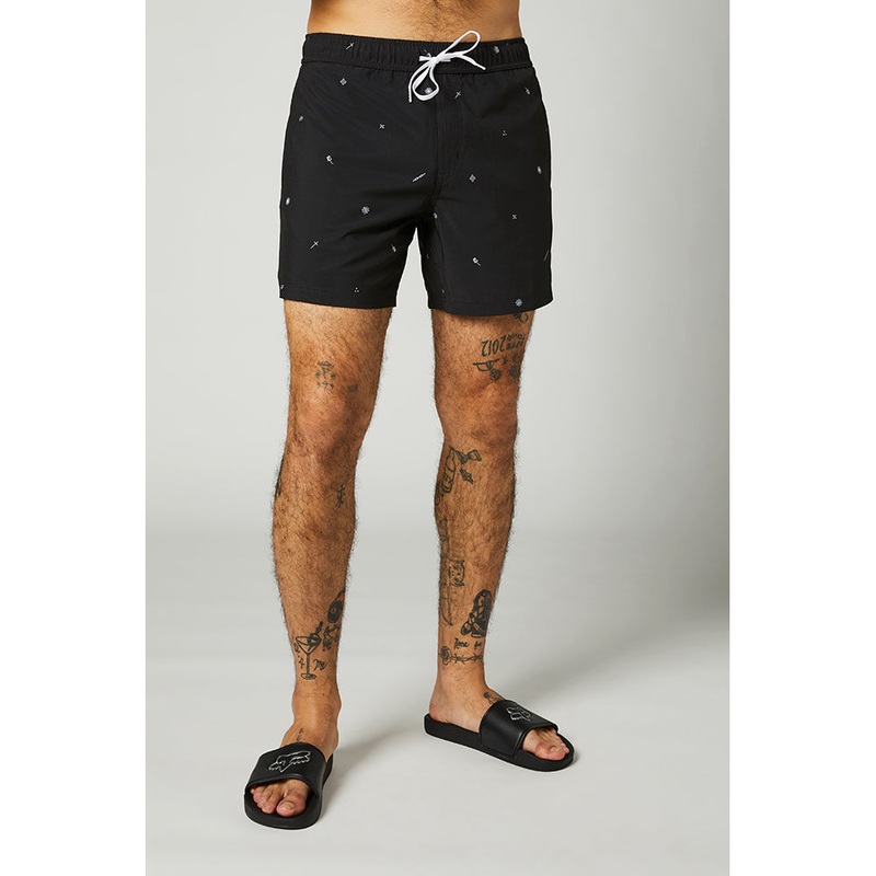 Fox Decrypted Boardshorts 16 Inch – Black FOX DECRYPTED BOARDSHORTS 16 INCH [BLACK] S