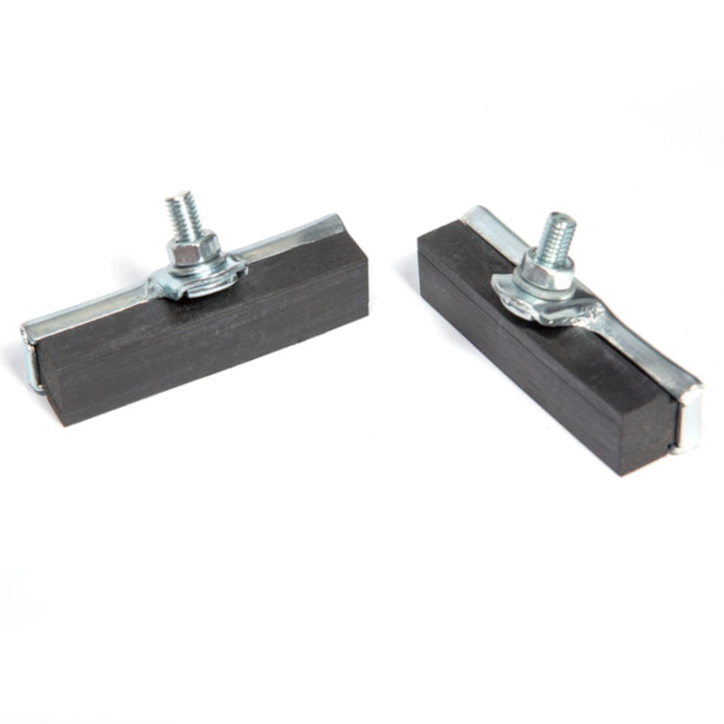 Fibrax Rod/Stirrup Pull-up Brake Shoes BRAKE SHOE OXFORD ROD/STIRRUP BLK 45MM BS220 (PR)