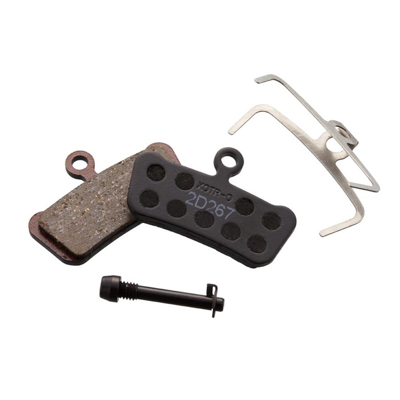 SRAM Guide/G2/Trail Organic Brake Pad Set SRAM Disc Brake Pads – Organic / Steel (Quiet) – Trail / Guide / G2 / Level 4 Piston – Medium