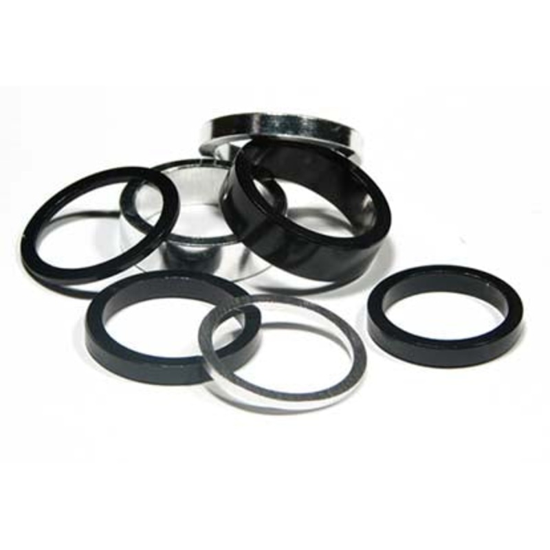Ahead – Alloy Spacers SPACER AHEAD 1 1/8″ 2mm BLACK