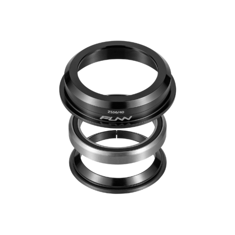 Funn Desend Lower Headset Bearings Funn Desend Lower Bearing EC 44/40, AL6061 Cup With Cartridge Angular Contact Bearing, Semi-Integrated