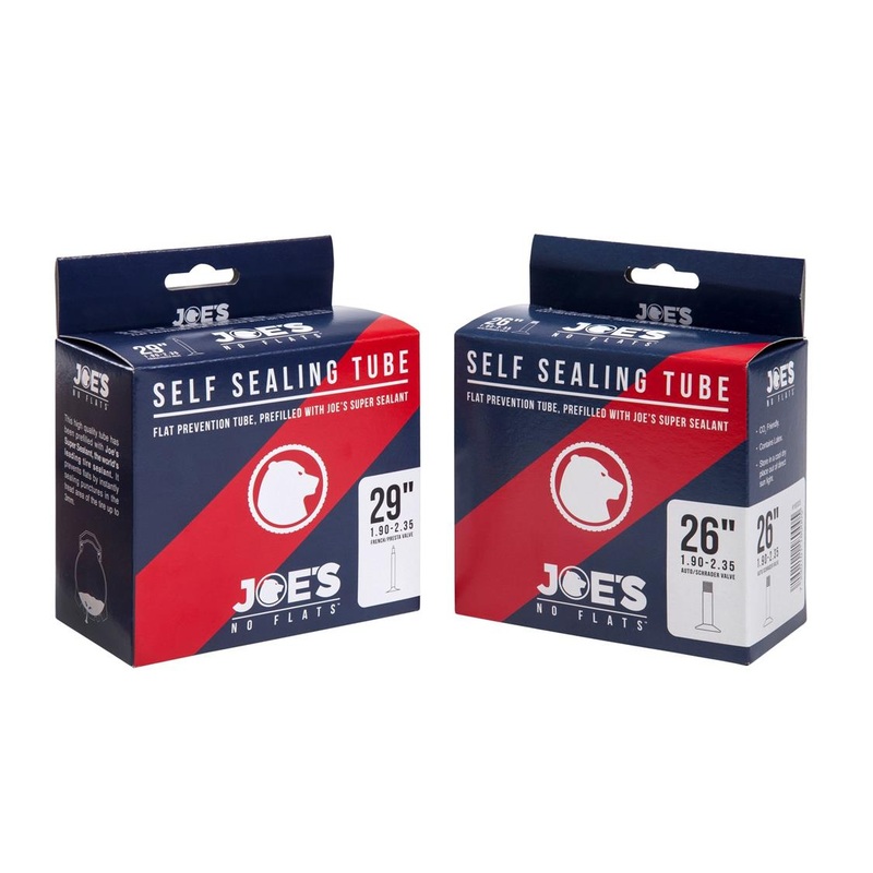 Joes – 27.5″ Self Sealing Tubes JOE’S SELF SEALING TUBE SV 27.5 x 1.90 – 2.35