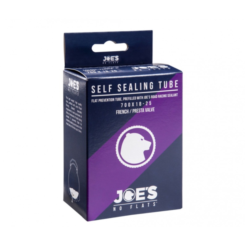 Joes – 700c Self Sealing Tubes JOE’S SELF SEALING TUBE FV 48MM 700×18-25C