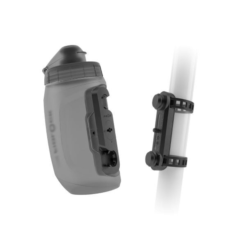 Fidlock Twist Bottles With Fidlock Logo Front + Twist Uni Base** (Set) Smoke Fidlock Twist Bottle 450ml With Fidlock Logo Front + Twist Uni Base** (Set) Smoke