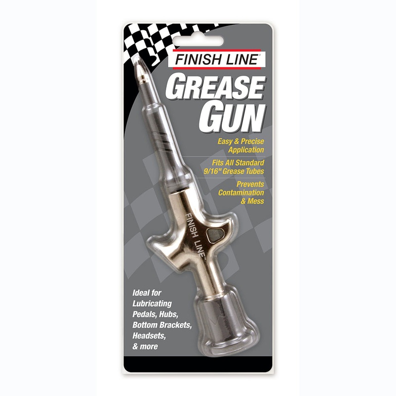 Finishline Grease Gun Finish Line Pro Grease Gun – Long Tip – Fits Premium Grease and Ceramic Grease Tubes