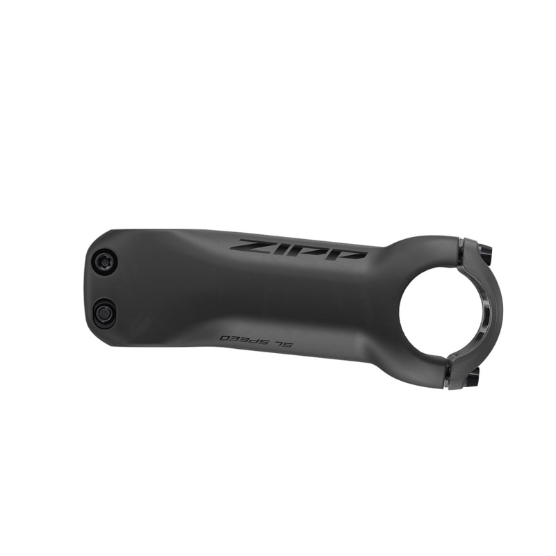 Zipp SL Speed Stem Zipp Stem SL Speed 31.8mm Clamp, 6deg Rise, 90mm Length, 1-1/8″ Steerer Carbon with Matte Black Logos, Universal Face Plate B2