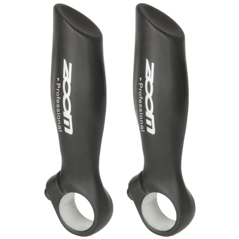Zoom Alloy Handlebar Ends H/BAR ENDS ZOOM ERGO BLACK ALLOY (PR)