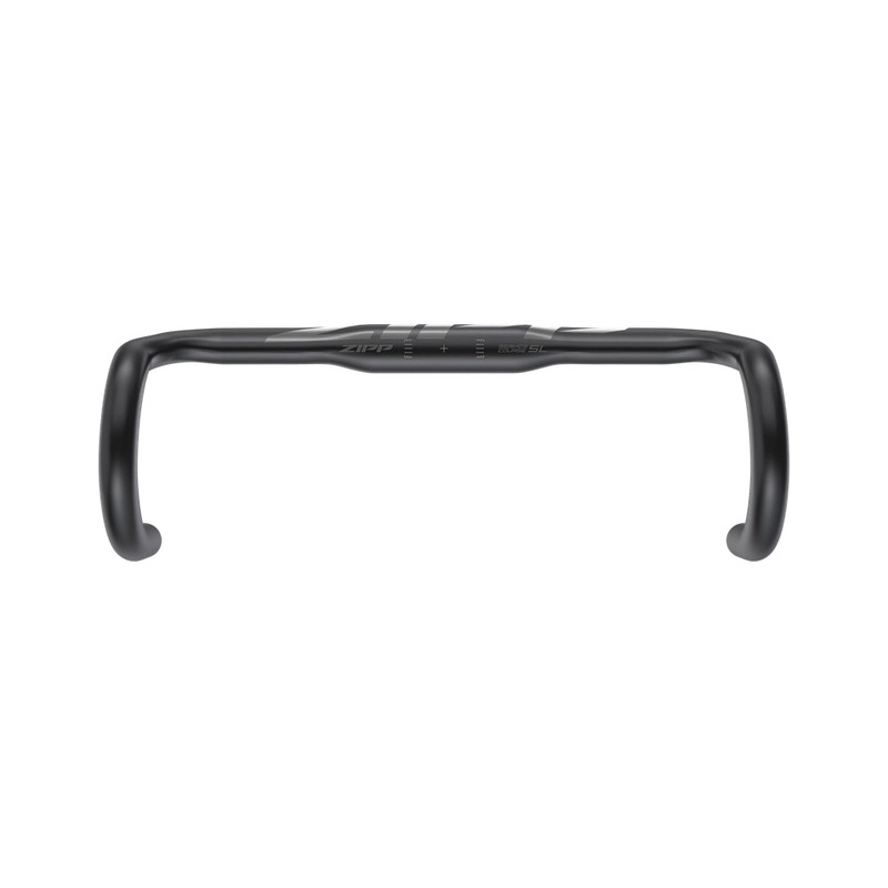 Zipp Service Course SL-70 Ergo BLK Handlebar Zipp Drop Service Course SL 70 Ergonomic Handlebar, 31.8mm Clamp, 38cm Center to Center, Matte Black with Gloss Logos B2
