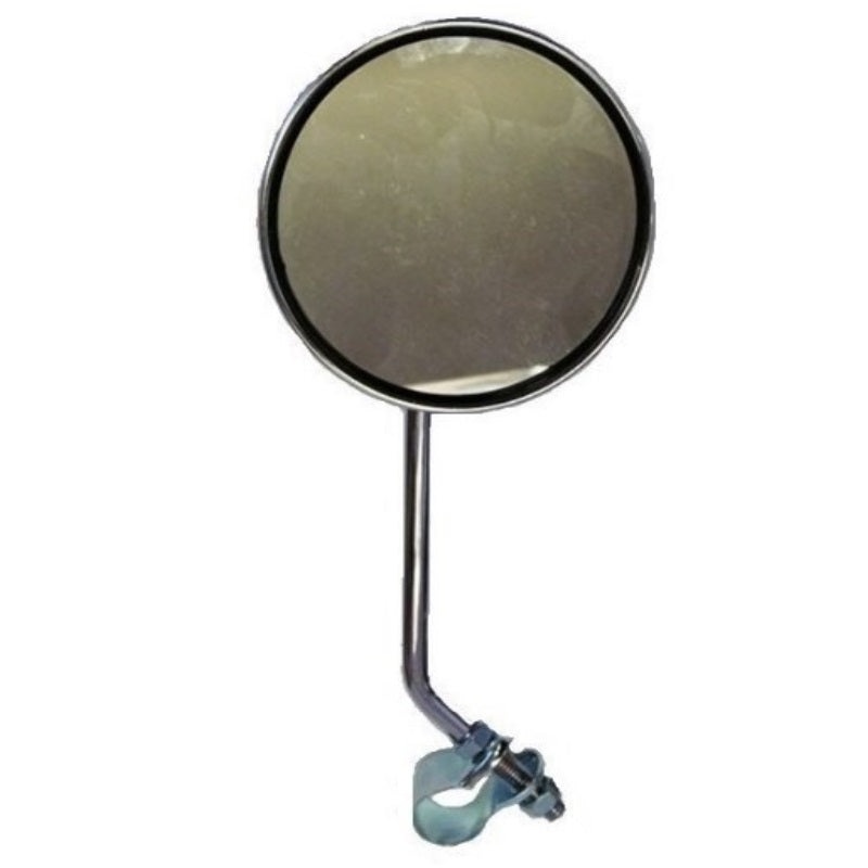 9″ Chrome Plated Mirror MIRROR CYCLE CLAMP-ON ROUND 9″CP (EA)